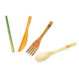 Fused Plastic "Bring-Your-Own" Slide Pouch and Cutlery Sets