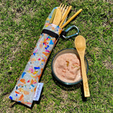 Fused Plastic "Bring-Your-Own" Slide Pouch and Cutlery Sets