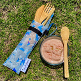 Fused Plastic "Bring-Your-Own" Slide Pouch and Cutlery Sets
