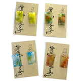Fused Plastic Earrings