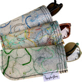 Melted Marine Debris Sunglass / Eyewear Protective Case