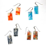 Melted Marine Debris Earrings