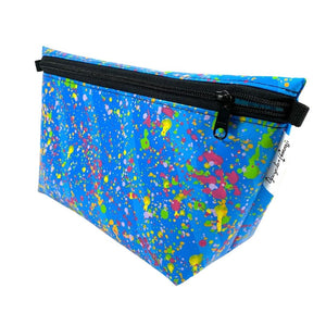 **Limited Release** Banner Zipper Pouch, Large: "Bright And Happy"