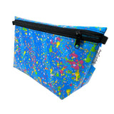 **Limited Release** Banner Zipper Pouch, Large: "Bright And Happy"