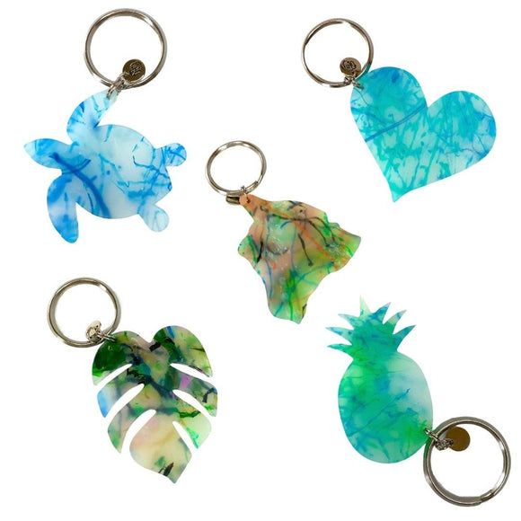 Upcycled and Repurposed Melted Marine Debris Keyrings – Upcycle Hawaii
